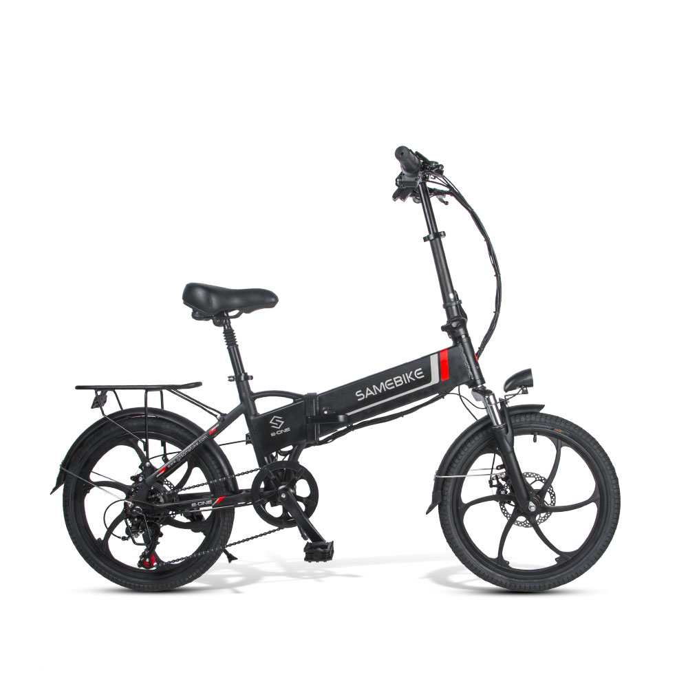 SAMEBIKE 20LVXD30 Folding Electric Bike 20 Inch Tires 350W Motor 10.4Ah Battery Max 35KM/H