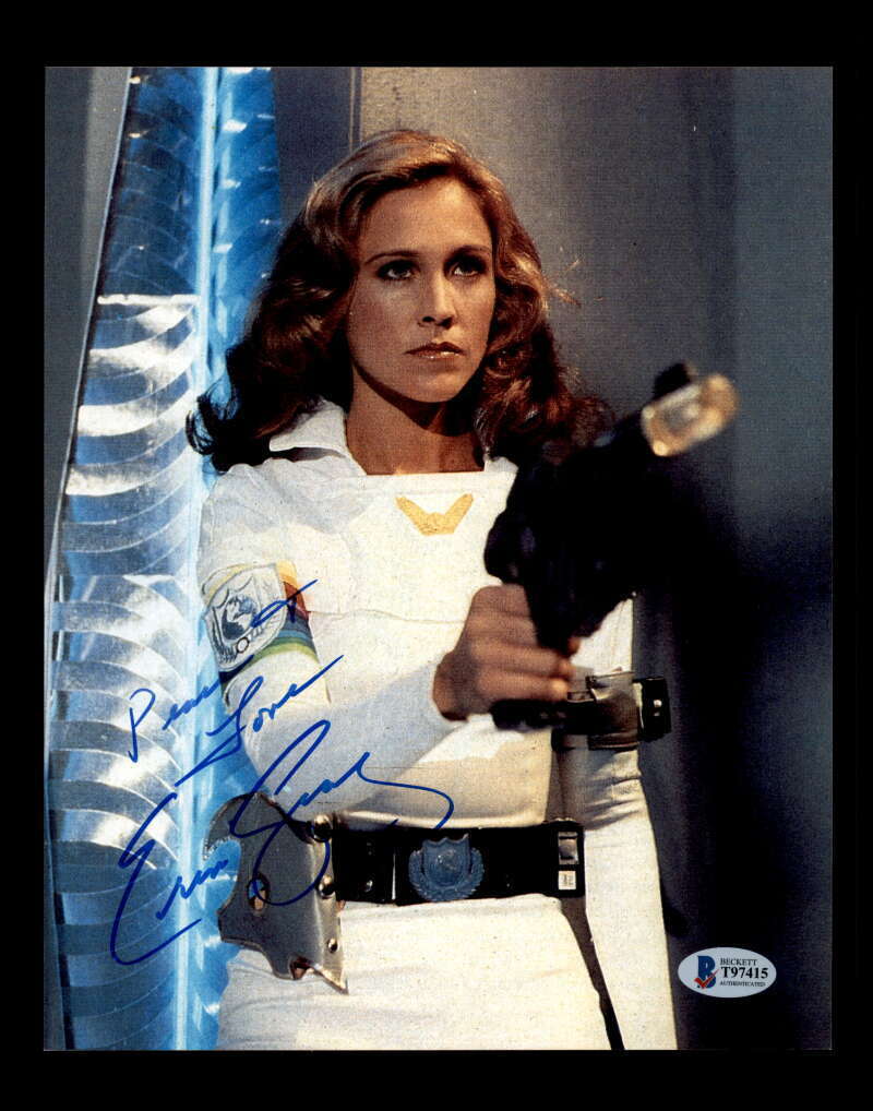 Erin Gray BAS Beckett Coa Hand Signed 8x10 Buck Rogers Photo Poster painting Autograph