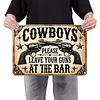 Cowboy - Vintage Metal Signs - 20*30cm/30*40cm - Western