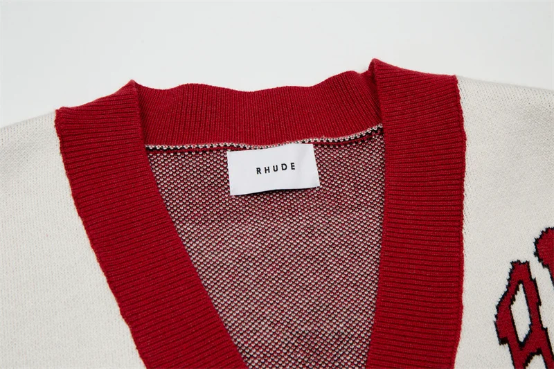 RHUDE 2023 New autumn and winter knitted sweaters