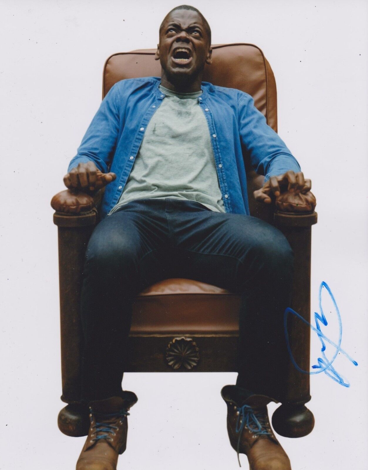 Daniel Kaluuya Signed Get Out 10x8 Photo Poster painting AFTAL