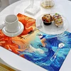 (42.5*29.5cm)Ice and Fire BirdDiamond Painting Placemats Heat Resistant for Beginners