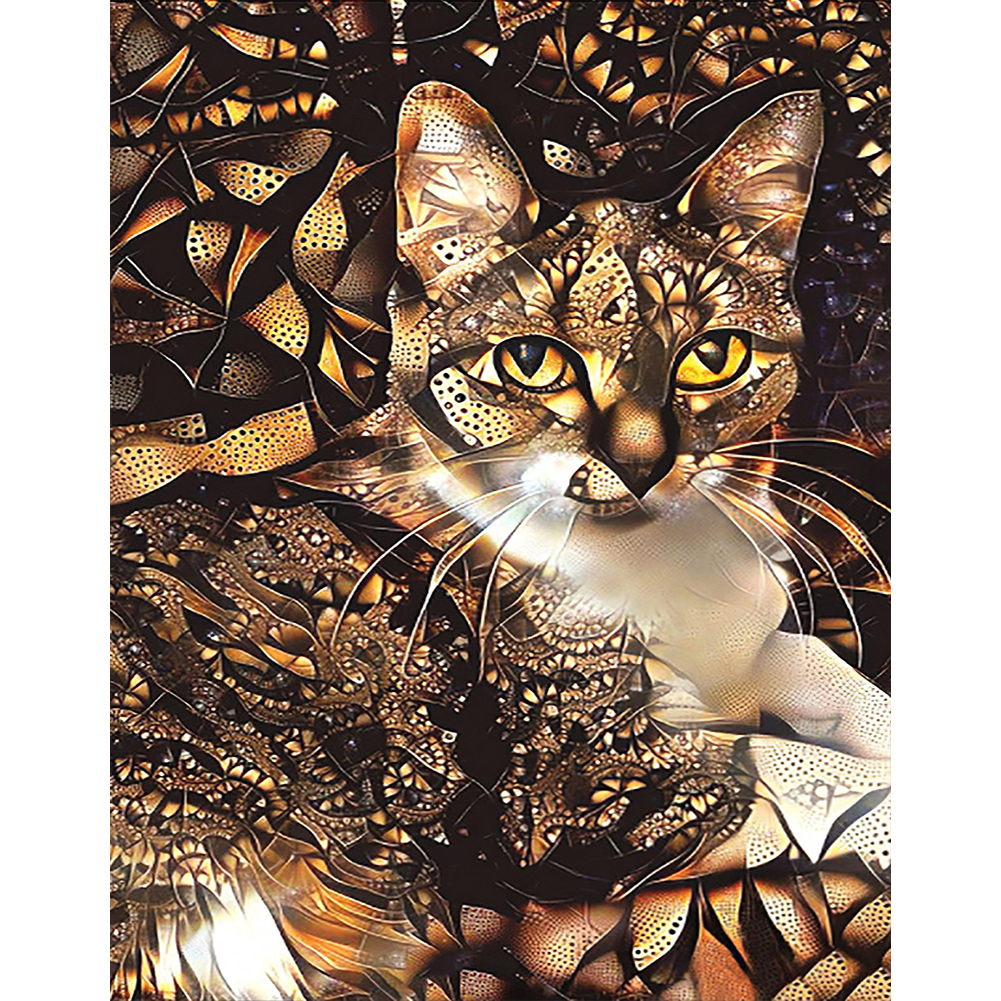 

Gray Cat - Round Drill Diamond Painting - 40*50CM, 501 Original