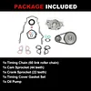 Timing Chain Oil Pump Gasket Kit 4.8L 5.3L 6.0L Fit for Silverado Avalanche Suburban Tahoe 1998-2016,for GMC Sierra/Yukon/Cadillac Escalade 2007-2014 M295 Timing Parts tool Kit