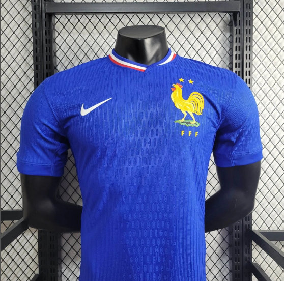 2024 France Home Player Version Men's Football T-Shirt Thai Quality