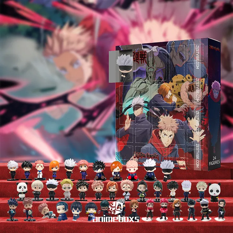 🔥Last Day 49% OFF - Jujutsu Kaisen Adventure Advent Calendar Christmas Best Gift