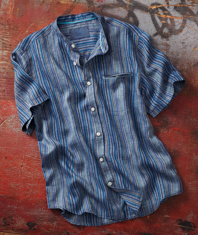 Men's Retro Posing Short Sleeve Shirt