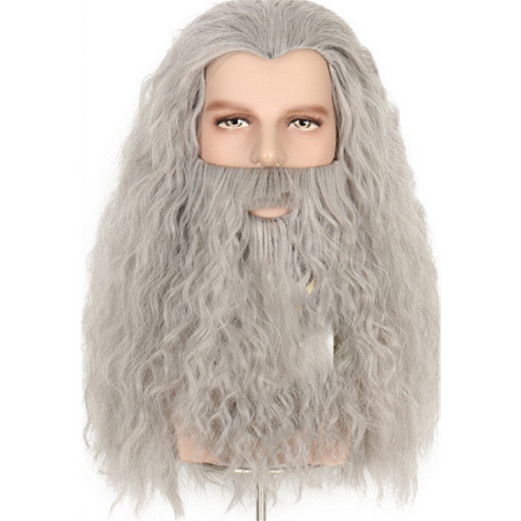 The Lord of the Rings The Hobbit Gandalf Cosplay Wig Halloween Carnival Props