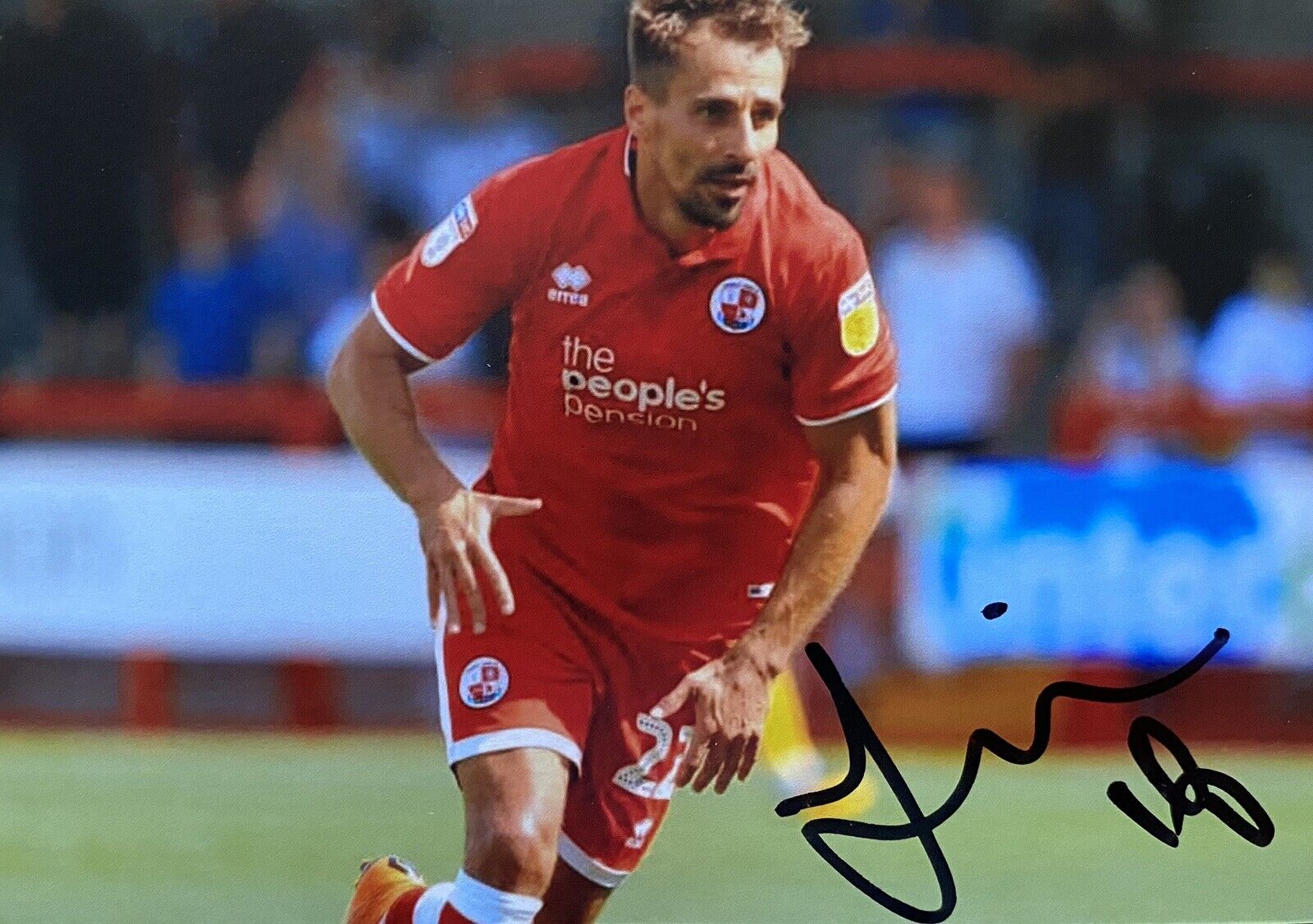 Filipe Morais Genuine Hand Signed Crawley Town 6X4 Photo Poster painting