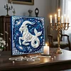 Framed Capricorn - Pearls Painting Kit DIY Diamond Painting Pearl Dot Crafts 25*25CM