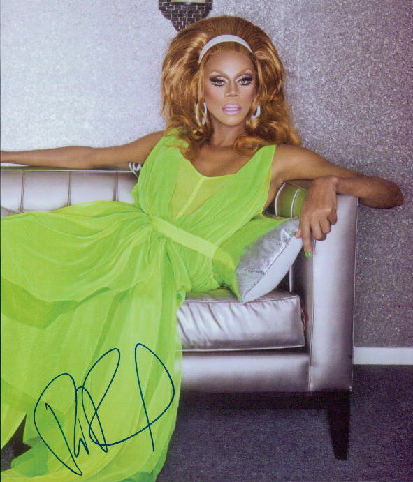 RuPaul (RuPaul's Drag Race) vintage signed 8x10 Photo Poster painting In-person