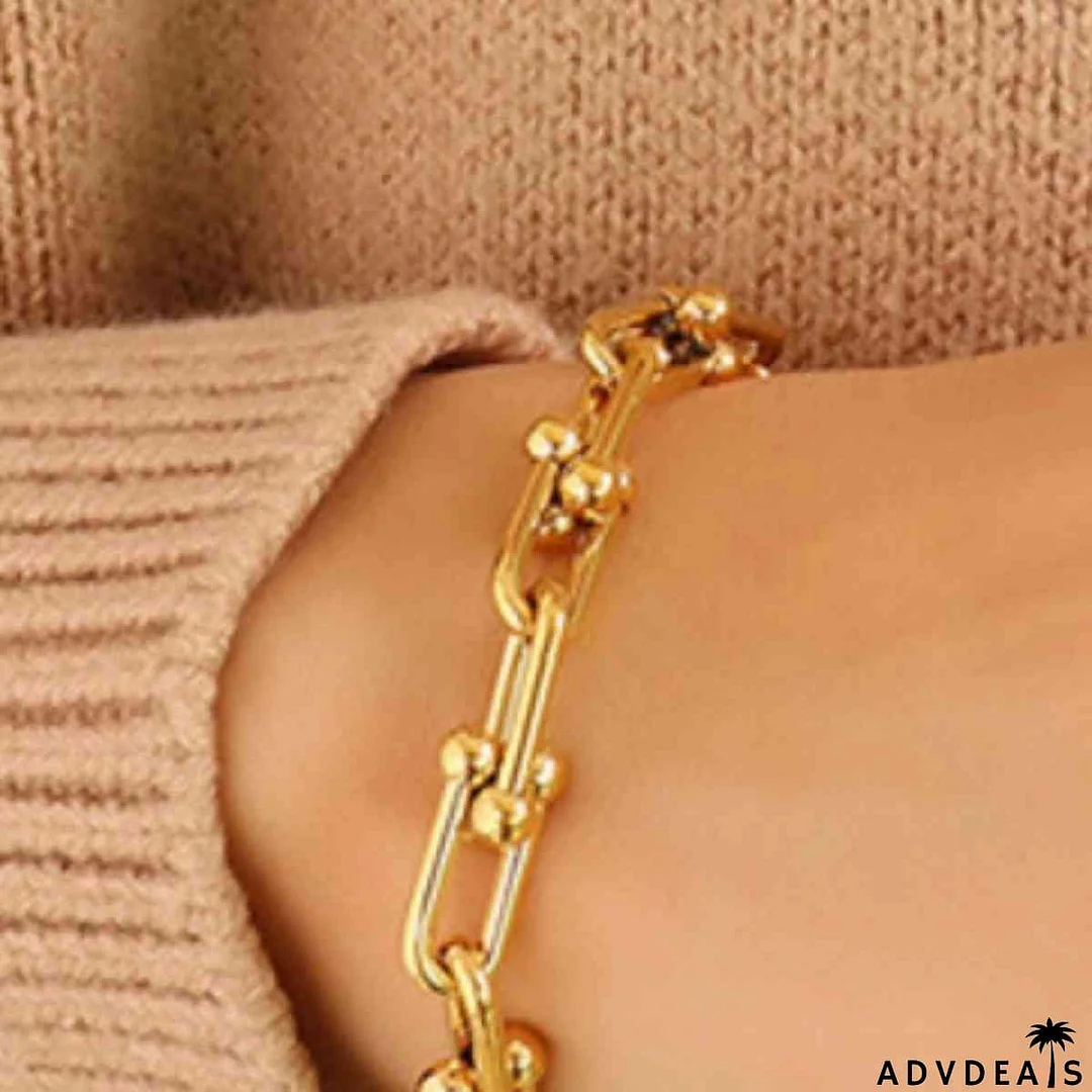 Chunky Chain Titanium Steel Bracelet