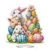 Diamond Painting Acrylic Animal Easter Eggs Diamond Painting Desktop Ornaments