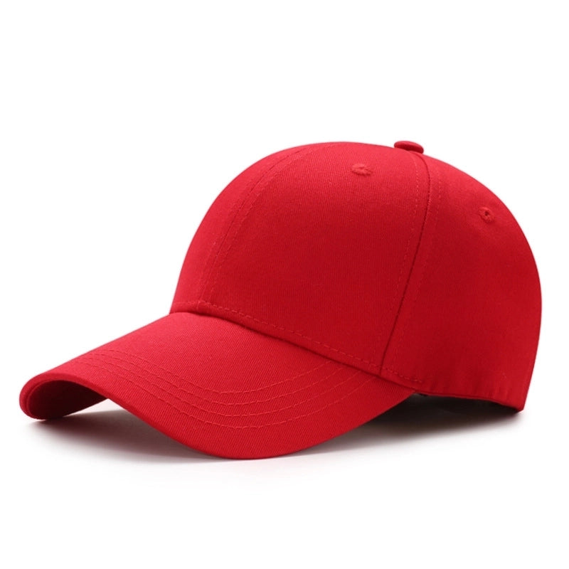 Unisex Minimalist Solid Color Curved Eaves Baseball Cap