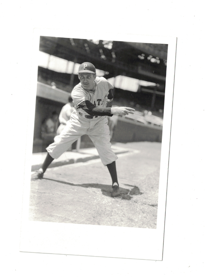 Jack Theis Pittsburgh Pirates Vintage Baseball Kodak Postcard RH2