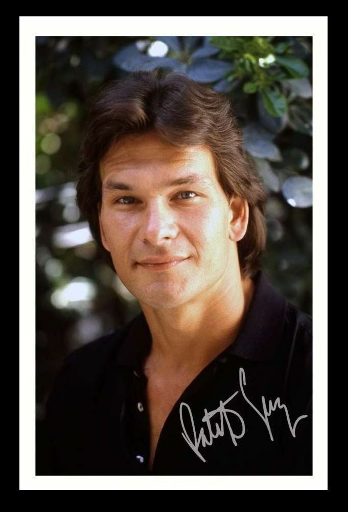 Patrick Swayze Autograph Signed & Framed Photo Poster painting 2