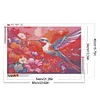 (60*40cm)Flower Hummingbird - Full Round Drill Diamond Painting