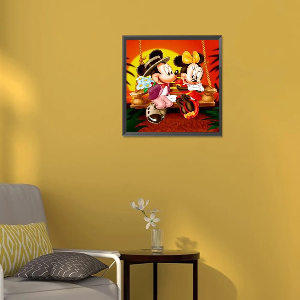 4pcs Diamond Painting - Full Round Drill - Mickey Mouse(Canvas|30*30cm)