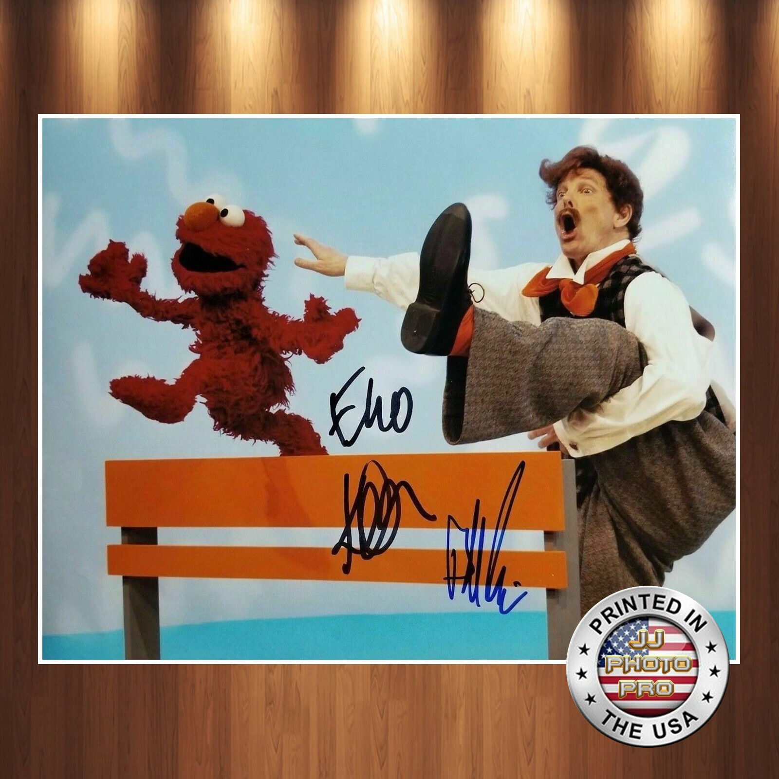 Elmo Clash Irwin Autographed Signed 8x10 Photo Poster painting (Sesame Street) REPRINT