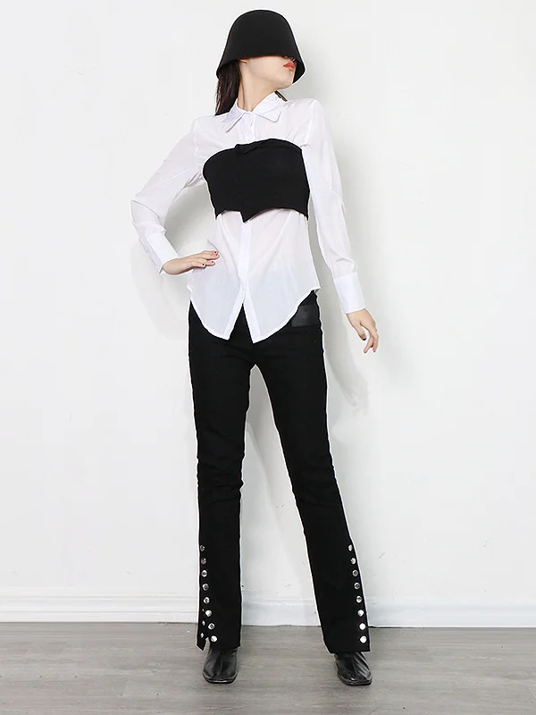Casual Vintage Quilted Shirt Tops - yankia