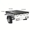 214x122cm Oxford Travel Trailer RV Cover Waterproof Trailer Flat Tarpaulin Cover