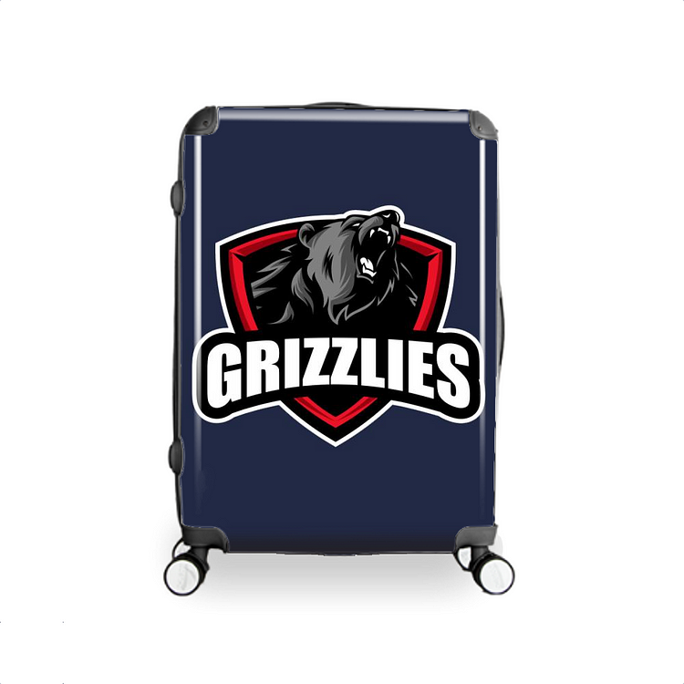 Grizzlies Bear Vancouver Grizzlies, Basketball Hardside Luggage
