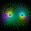Solar Fence Lights Mandala Theme Waterproof Metal Solar Powered Deck Step Stair Lights for Garden Post Patio Decor Gifts for Women Mom