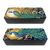 (US Only)2Pcs 5D DIY Peacock Diamond Painting Glasses Case Kit Diamond Art Glasses Case