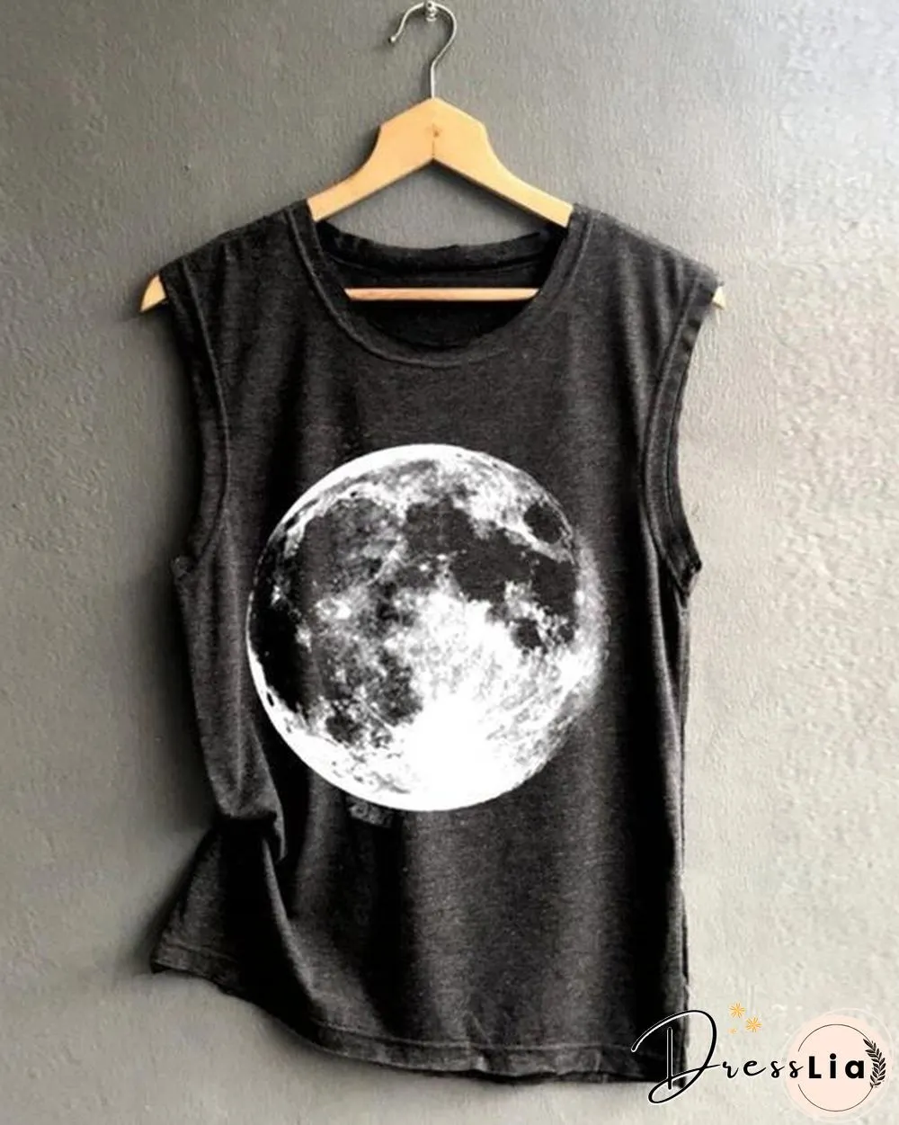 Summer Earth Printed Women Vest Shirt