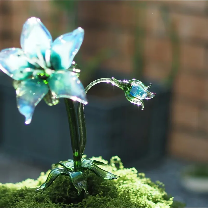Silent Princess Glass Flower