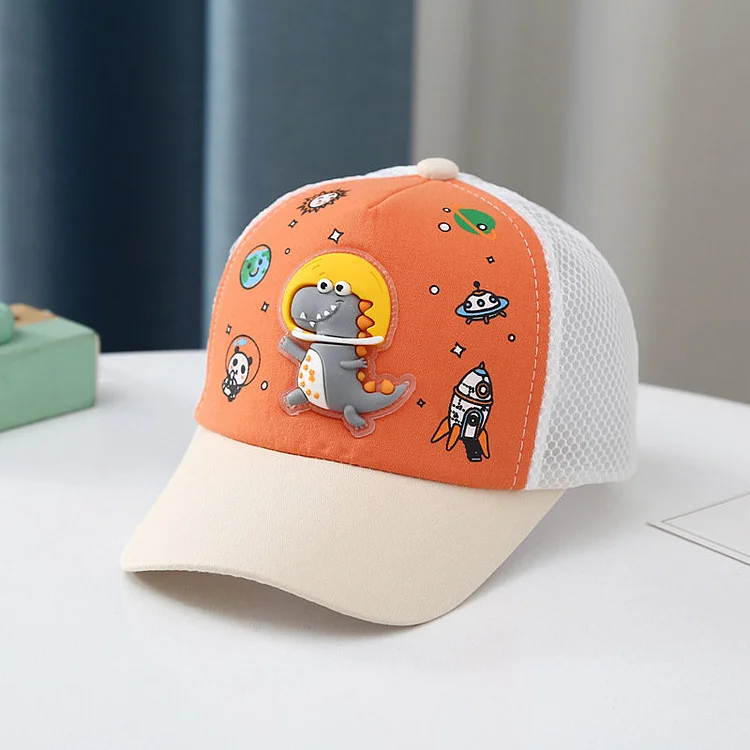 Acrylic Cartoon Dinosaur Casquette Baseball Cap Adjustable Snapback Hats for Children Boy and Girl 213