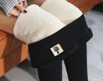 pornhint Pornhint Women lamb wool warm leggings Winter Warm Leggings - High Waist Woman Pants - Warm Quality - Thick Velvet - Sweatpants autumn winter pants