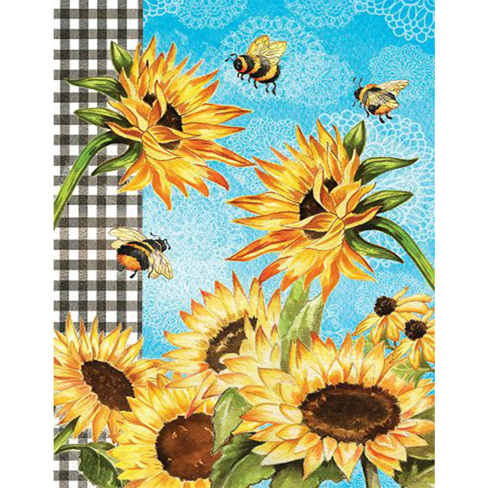 

Sunflower - Round Drill Diamond Painting - 30*40CM, 501 Original