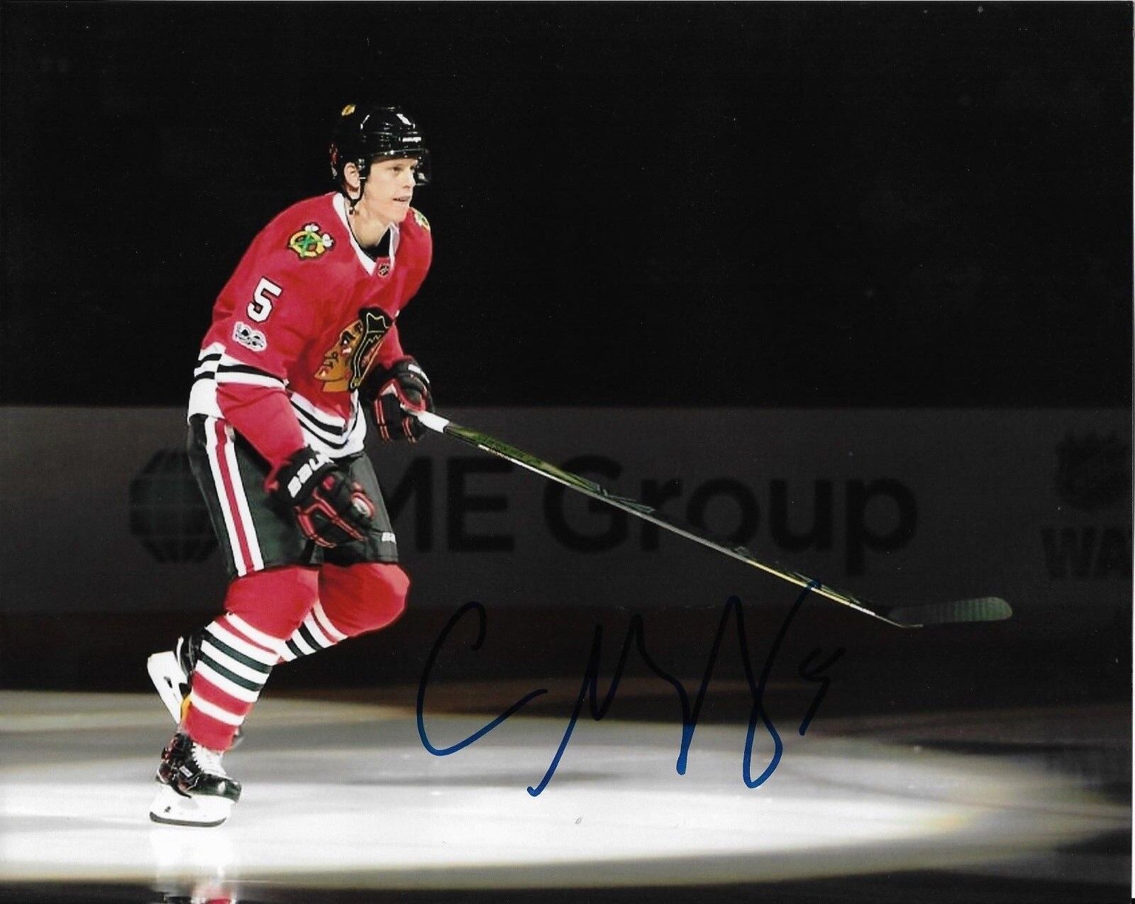 CONNOR MURPHY signed autographed CHICAGO BLACKHAWKS 8x10 Photo Poster painting w/COA