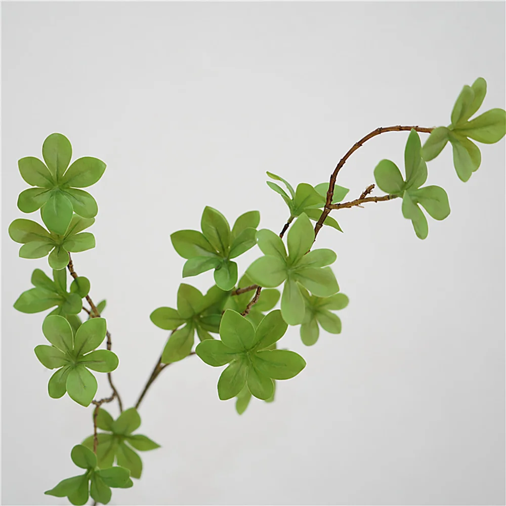 High simulation seven star leaf green plant living room photography ornament