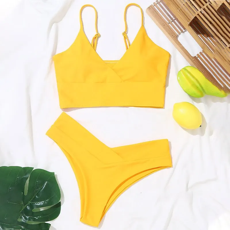 Para Praia 2021 Sexy Brazilian Bikini Set Micro Halter Swimwear Women ...