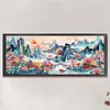 Scenery-11CT Stamped Cross Stitch 193*73cm (Big Size)