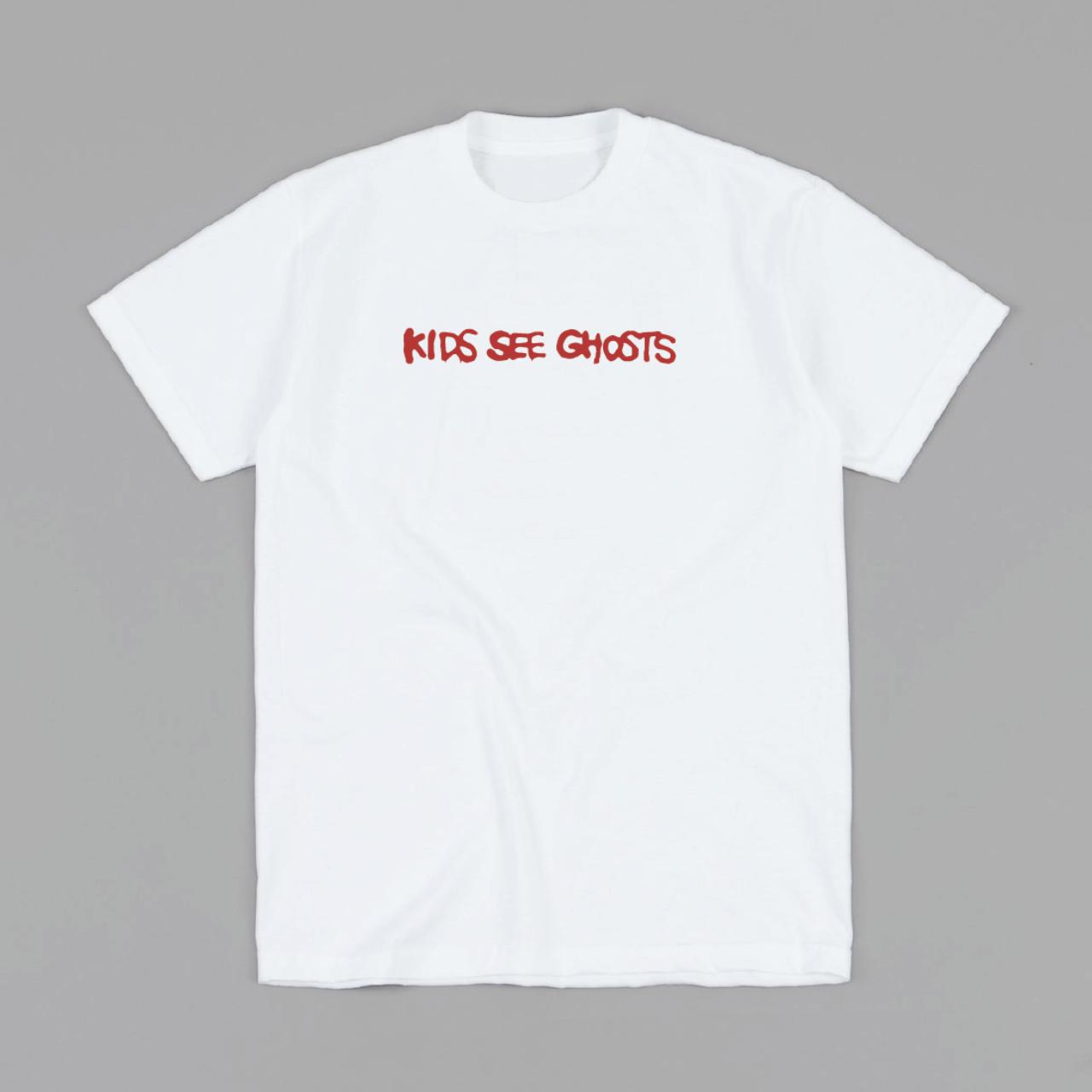 Kids See Ghosts Kid Cudi Printed Short Sleeved Basic T-Shirt