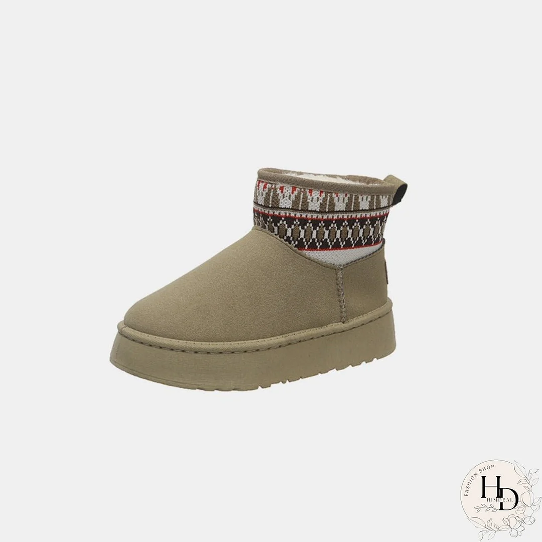 Thermal Suede Platform Boots
