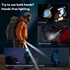 Rechargeable LED Finger Flashlight Gloves, Cool Gadgets Hands Free Flashlights for Fishing, Camping, Mechanics Repairing, Reading