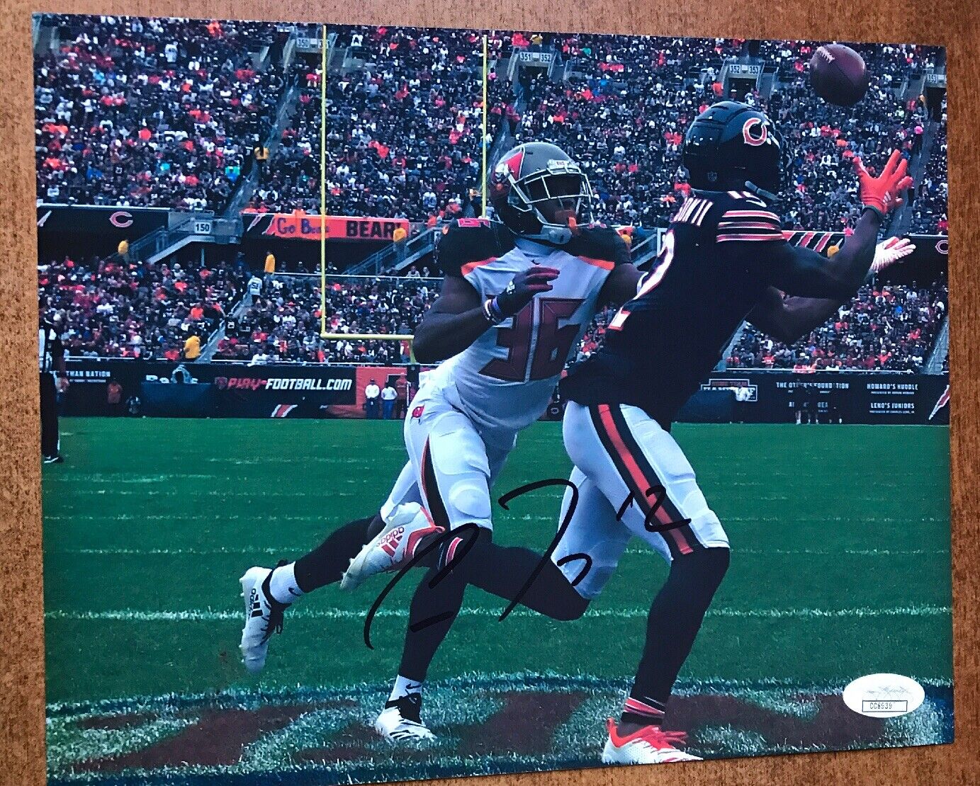 ALLEN ROBINSON Signed Chicago BEARS 8x10 Photo Poster painting w/ JSA COA