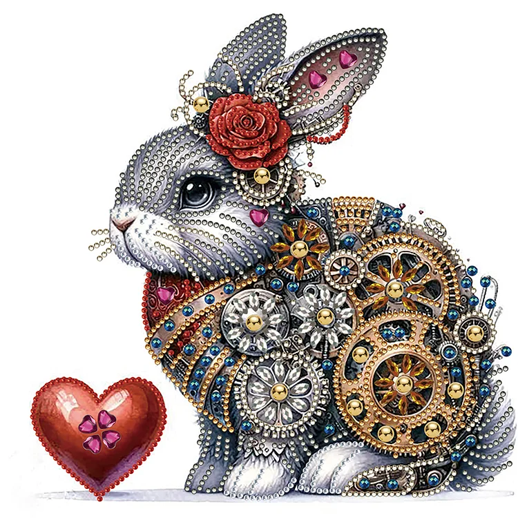 Partial Special-shaped Diamond Painting - Steampunk Mechanical Animals 30*30CM