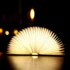 LED Wooden Book Lamp Children Reading light USB Bedside Table Lamp 3 Color Bedroom Art Decor Night Light for Kids Birthday Gift