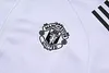 Joyfball 2025/2026 Manchester United Long Zipped Jacket White Football Jersey 1:1 Thai Quality