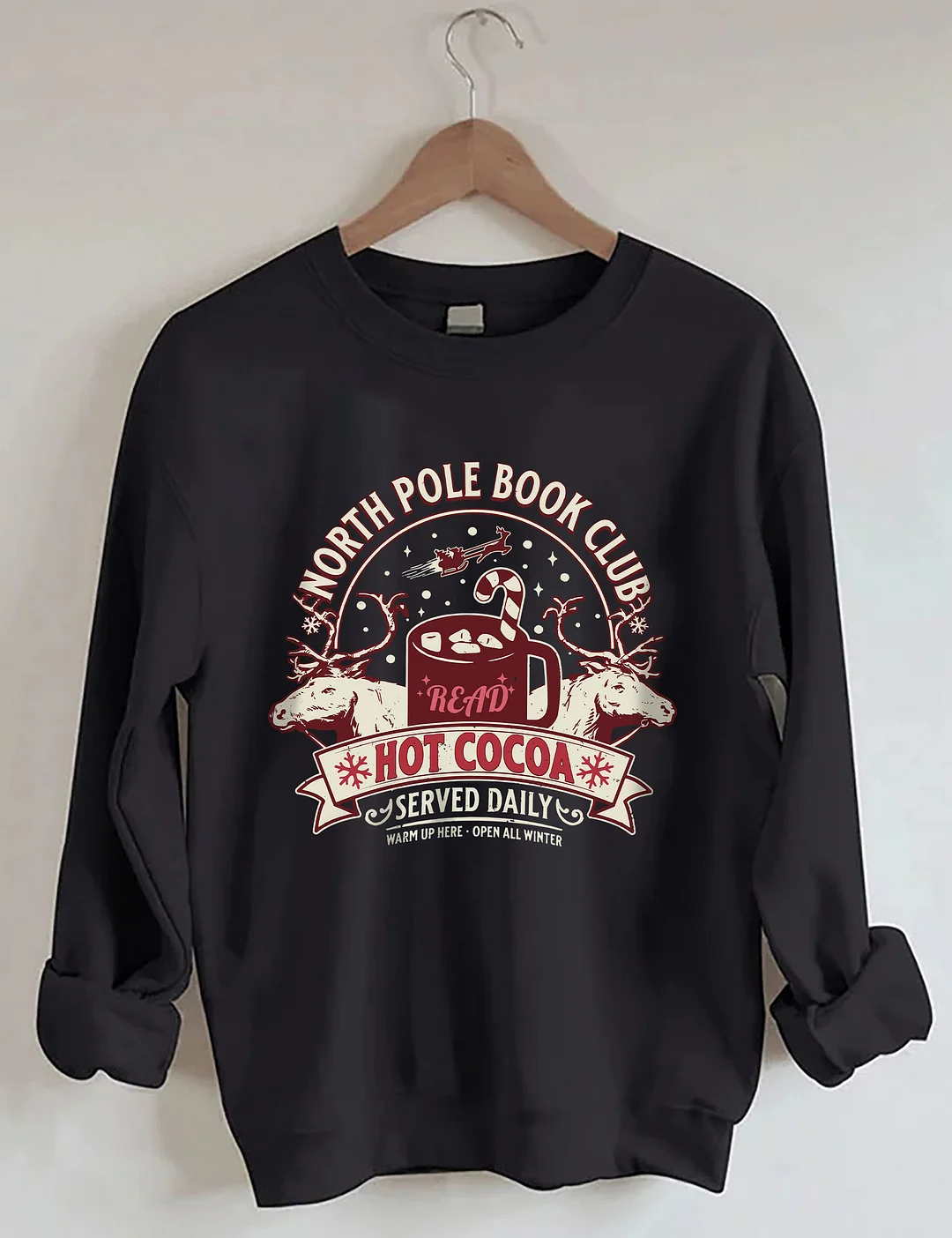North Pole Book Club Sweatshirt