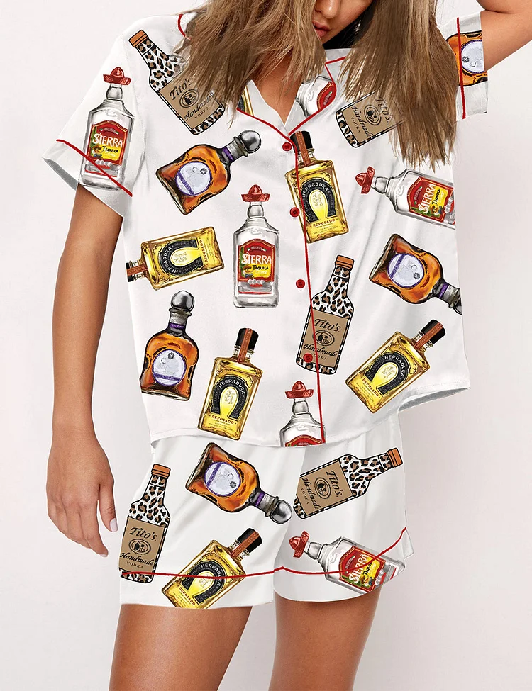 Women's Bourbon Whiskey Pajama Set