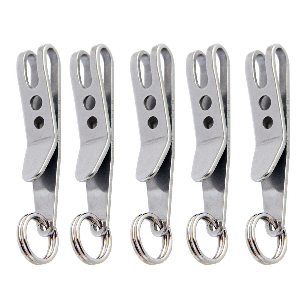 

5pcs EDC Bag Suspension Clip with Key Ring Carabiner Outdoor Quicklink Tool, 501 Original