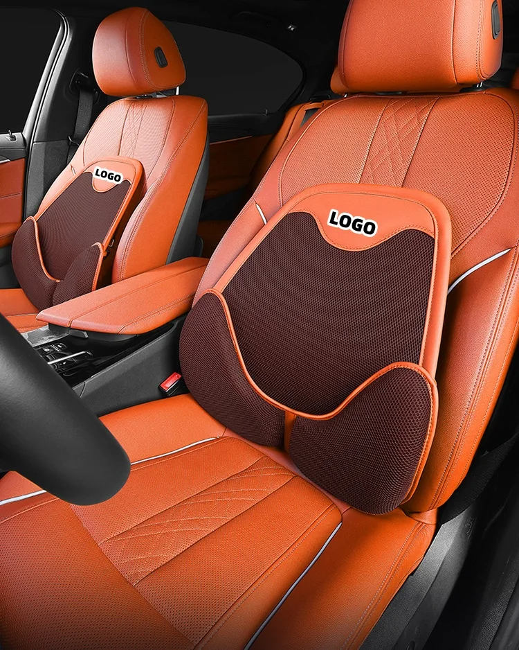 Breathable car seat lumbar support for spring and summer