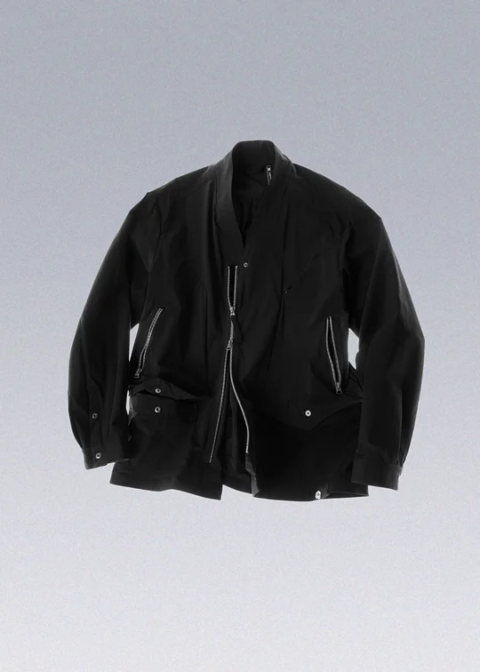 ジャケット・アウター darkwear black linen coating zip jacket Black Linen Zip Jacket – Kurt River