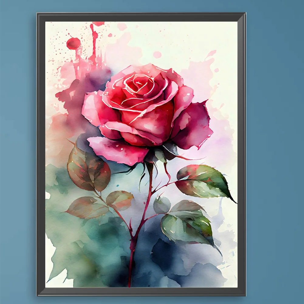 DIY Paint By Number 30*40cm - Rose